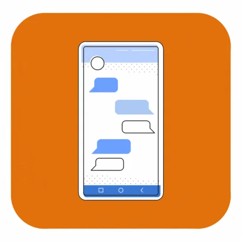 Mobile app development illustration